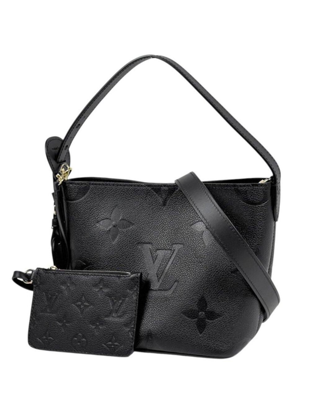 Louis Vuitton All in BB Handbag Monogram Empreinte Black
